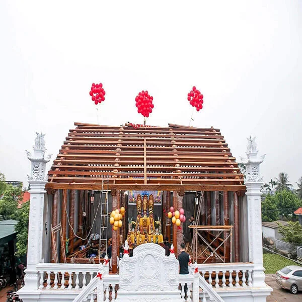 Dịch vụ làm nhà gỗ cổ truyền trọn gói GIÁ TỐT tại Nhà gỗ 24H