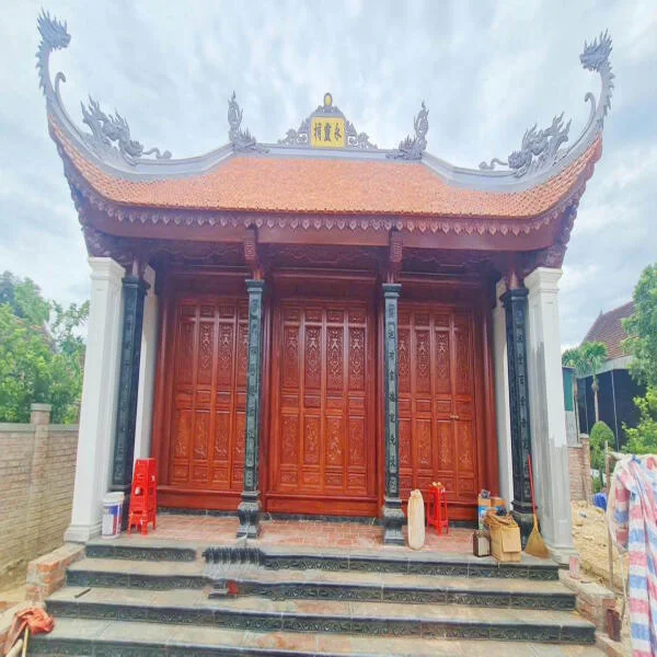 Mẫu nhà gỗ 3 gian 12 cột